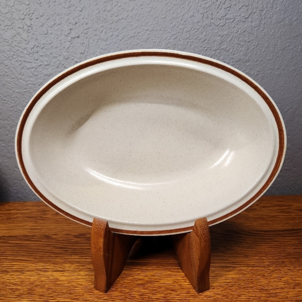 Hearthside Floral Expression Oval Serving Dish - Stoneware